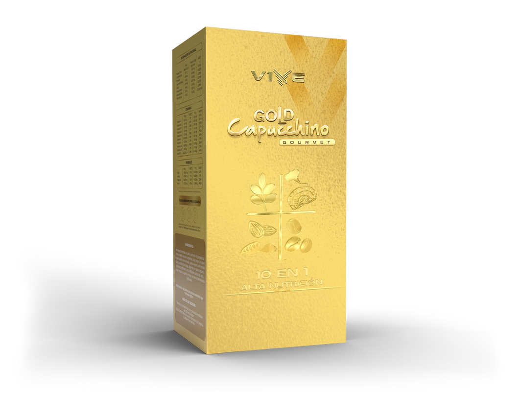 CAPUCCHINO DE GANODERMA  10 EN 1 ALTA NUTRICIÓN (20 SACHETS)