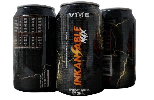 SISPAC DE INKANZABLE MAX ENERGY DRINK (EN LATA)